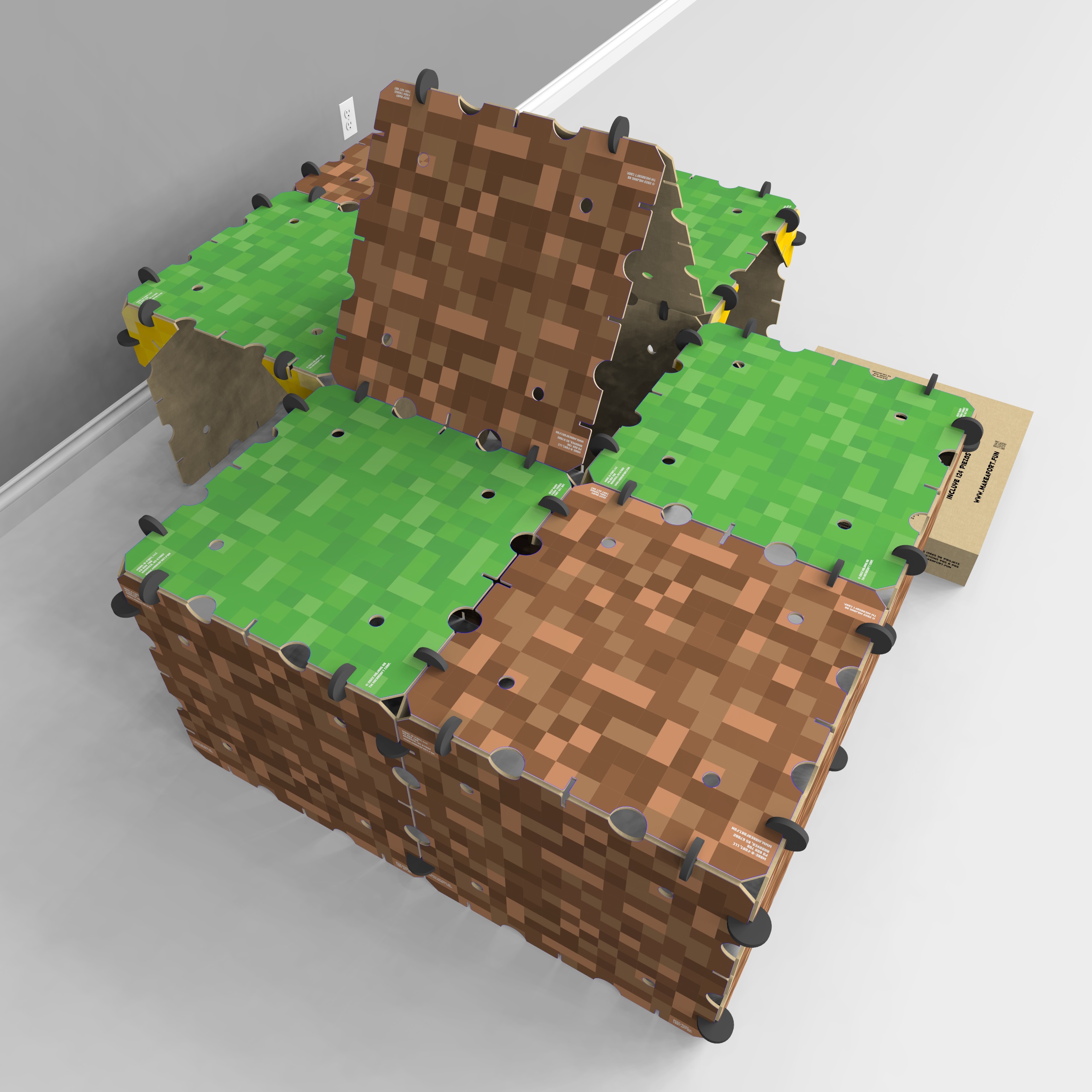 Minecraft Dirt House X1 Make A Fort