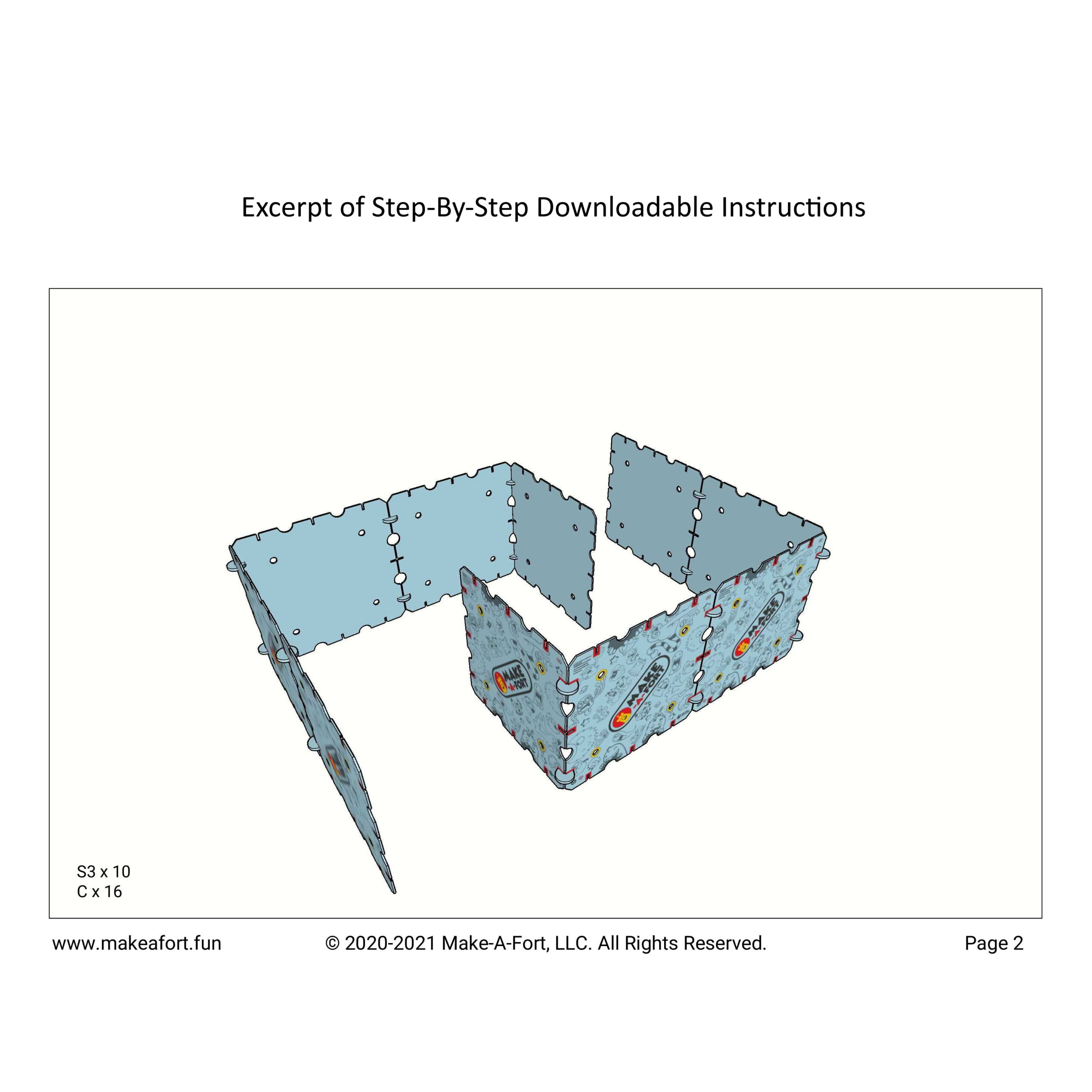 Excerpt from Fun Maze X1 project instructions